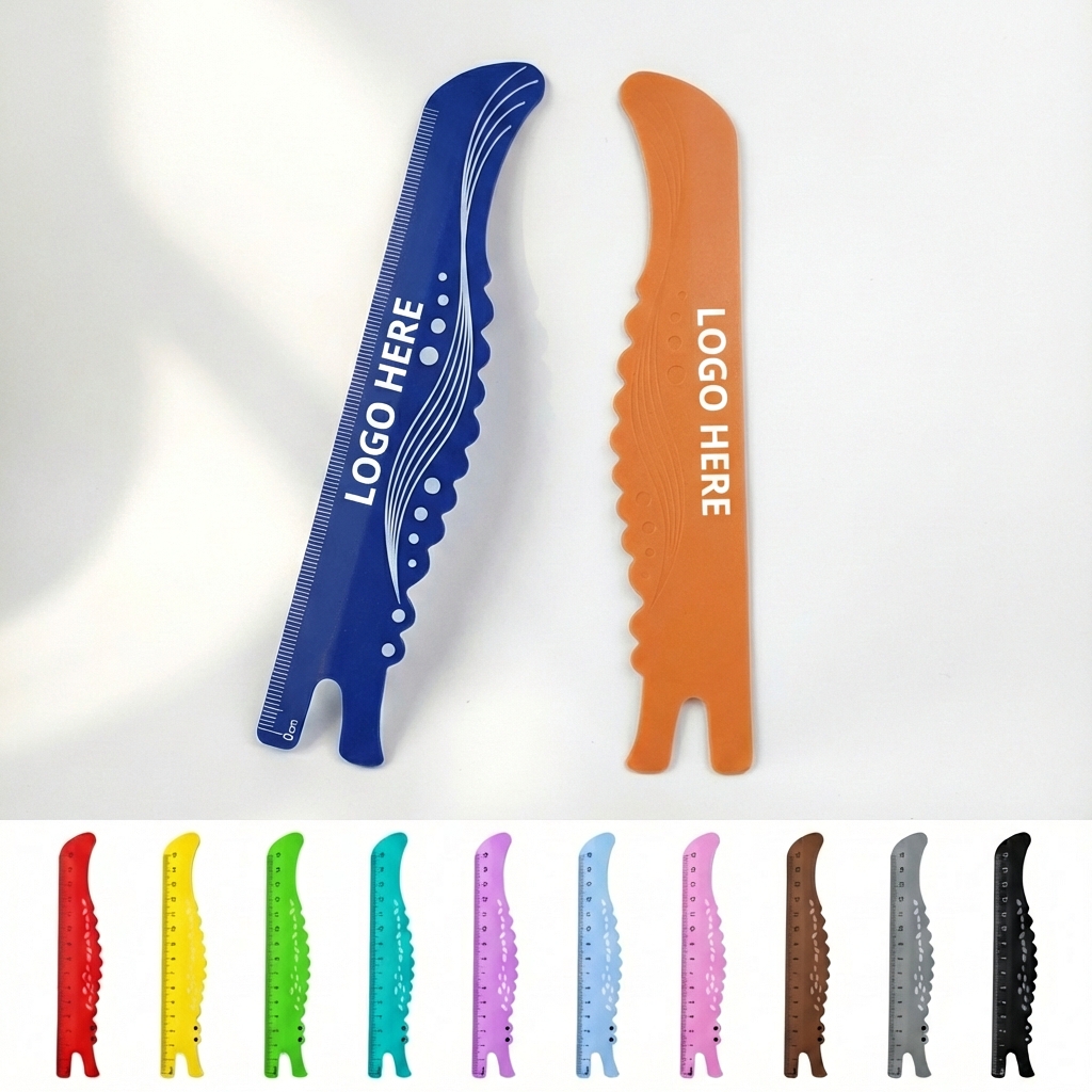 Creative Contour Centimeter Ruler with Dot Grip