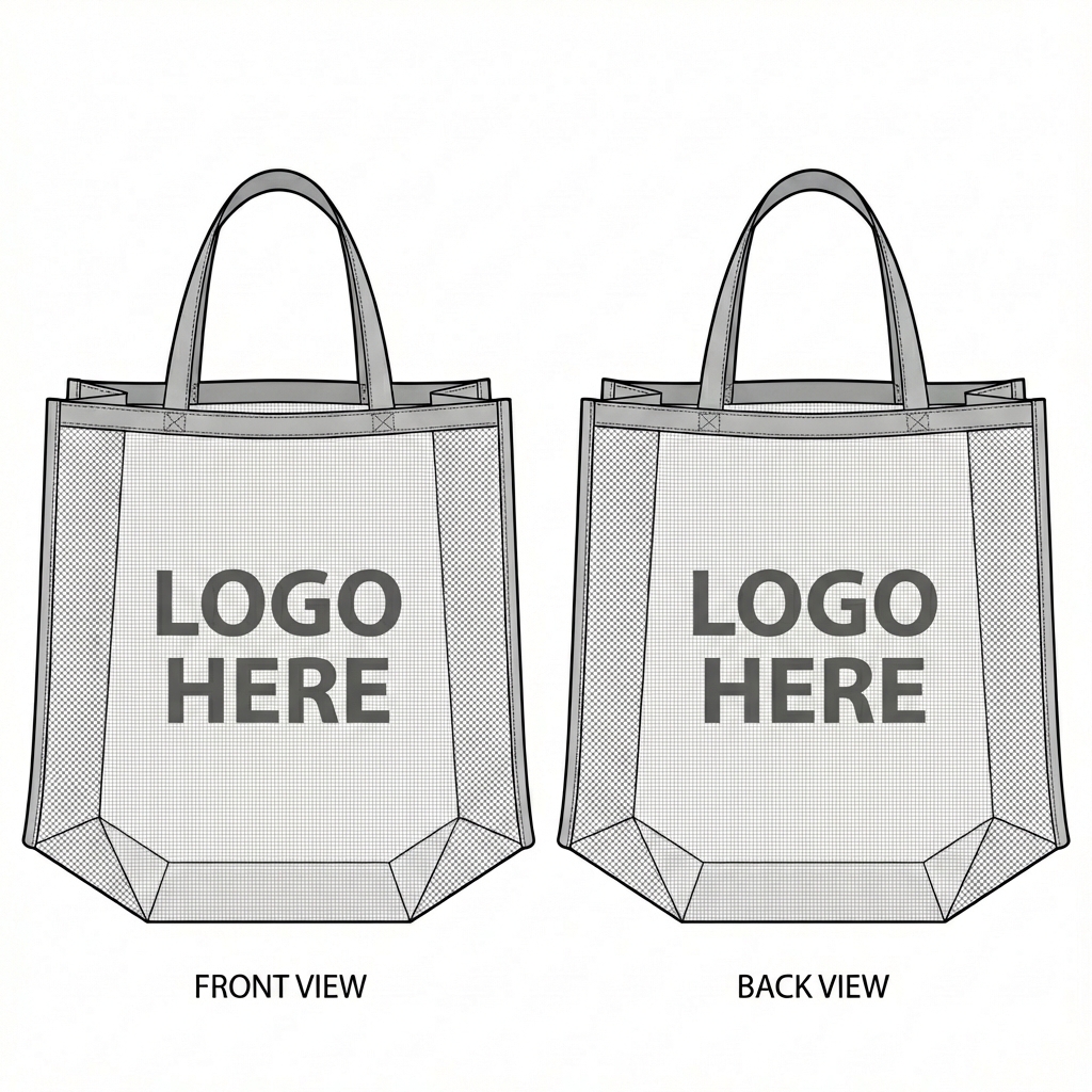 Modern Mesh Tote: Spacious & Breathable