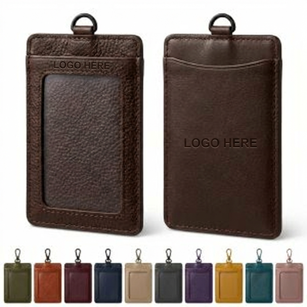 Everyday Carry: Leather ID Badge and Card Keychain